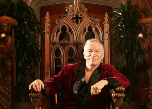 플레이보이의 창립자 휴 헤프너가 91세 나이로 사망했다.<휴 헤프너 공식 트위커 캡쳐>